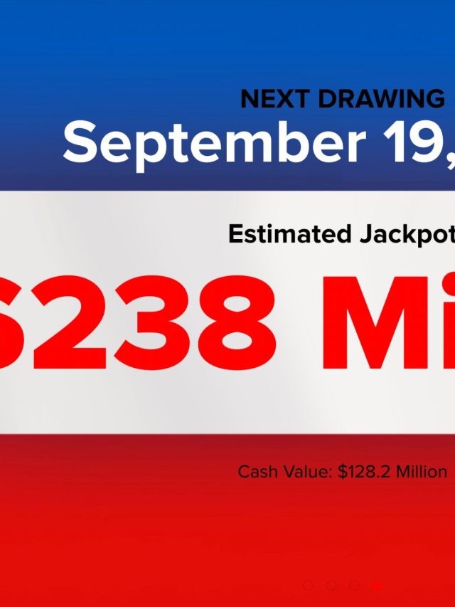 Powerball Numbers for September 19, monday’s Jackpot Was $238 Million no grand prize winner on Monday